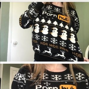 Pornhub Christmas sweater